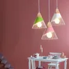 Luzes modernas de teto e27 lustre nórdico iluminação caseira iluminação de alumínio lâmpadas de lâmpadas de bulbo de bulbo led bar luminárias de café