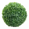 Dekorativa blommor kransar rabatt !! Konstgjord växtboll Träd Boxwood Wedding Event Home Outdo Ation