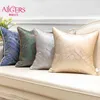 Avigers luxe moderne housse de coussin Gold Coast multicolore taie d'oreiller pour chambre salon voiture vert bleu gris couleur crème 210401