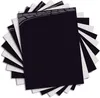 Heat Transfer HTV In Black And White, Iron On Starter Pack (10 X 20 Sheets) For T Shirts Sports Clothing Window Stickers