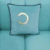 Letter Square Cushion Designer Decorative Pillow Luxurys Designers Cushion Fashion Pillow Home Decorate Four Seasons D2110147Z