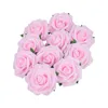 Decoratieve bloemen Kransen 10/20 PCS Schuim kunstmatige rozen Hoofd huisdecor Diy Fake Craft Festival Verjaardag Wedding Party Decoraties Geschenk