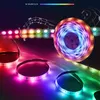 1903 ألوان الحلم LED Strip Light WiFi 5M 10M 30led/M IP65 16KEYS Control Music Music Sync Controller Supply Alexa Google Home