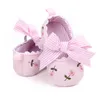 First Walkers Spring Summer Baby Girl Princess Shoes Born Infant Cute Bow Flower Toddle Cotton Soft Anti-slip Sole