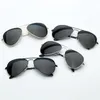 Klasyczne designerskie okulary przeciwsłoneczne metalowa rama szklana Pilot Pilot Mężczyźni Kobiety Ochrona Vintage Design Ochrona UV400 Oculos de Sol Masculino Gafas 58 mm 62 mm