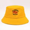 Cloches Disual Embroidery Bucket HAT 2021 في الهواء الطلق قبعات محب للملابس الرئيسية نساء قابلة للطي Hip Hop Fisherman قبعات شارع الشارع