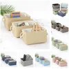 Linen Storage Baskets Storages Bins Box Organizing With Cotton Rope Handles Fabric Basket For Gifts Empty Home Office Toys Kids Room Clothes