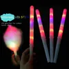 led marshmallow stick glow party concert Christmas luminous children's light stick colorful color-changing plastic flashing club bright cheer props