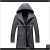 Mengsels Mens Wollen Winter Mannelijke Business Casual Hooded Wol Pea Jas Mannen Merk Overjok Casaco Masculino BG18121 KFWLF CIXC2