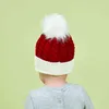 Baby vinter söt hatt varm jul barn stickad hatt