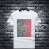 Plus Size 7XL Bee S Koszulki Męskie Marka Krótki Rękaw Moda Mężczyzna Streetwear O Neck Slim Modal Bawełniane Tshirts 210716