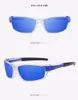 MOQ=5 MEN Polarized Dazzle colour sunglasses Colorful bicycle sun glasses UV400 Bicycle Glass woman to peak Polarizing eyeglasses for sports cycling ight vision