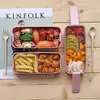 Eco Friendly Lunch Container Bento Box Japansk stil för barn Förvaring Mat Tuperware Hälsosam 210709