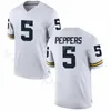 Chen37 Michigan Wolverines Big Ten Football NCAA College 5 Jabrill Peppers Jersey 10 Tom Brady 2 Charles Woodson 21 Desmond Howard Lamarr Woodley