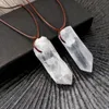 irregular Natural Healing white Jade Crystal Pendant Necklace For women Gift Jewelry