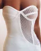 Femmes gratuites robe de bandage sexy sans manches moulante maille diamant célébrité club fête es 210524