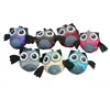 Cute Cartoon Owl Bolsa de compras reutilizable Bolsas de comestibles plegables de viaje Bolso de mano Ecológico Organización de cocina Bolsas de almacenamiento CCA7081