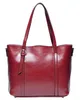 Custom Luxury Women Leather Tote Bag Fashion Ladi Purse Handväskor Axelväska