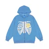 UNCLEDONJM Skeleton hoodies moda hombres harajuku zip up vintage Street wear HIP HOP Hoodies 7177 211106