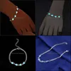 Luminous Heart Bracelets Light Up Anklets Blue Fluorescent Jewelry Glow In Dark G1022 Drop Delivery 2021 Egwvk