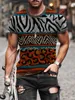 24 Stile Herren-T-Shirts, lässig, Nation-Stil, bedruckt, Afrika, kurzärmelige Kleidung