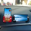 2Pcs Car Universal Dashboard Rhinestone Crystal Mount Cell Stander Adjustable Phone Holder Accessories