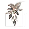 Pins, broches grote kristallen bloem grote broche druivenpins en bruiloft sieraden bijouterie corsage jas jas accessoires