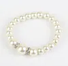 Mode classique Imitation perle argent plaqué cristal clair haut élégant fête cadeau mode Costume perle ensembles de bijoux