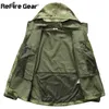 Lurker Shark Soft Shell militar táctico chaqueta hombres impermeable cálido rompevientos abrigo camuflaje con capucha US Army ropa 210909