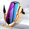 Luxe Gold 10W Draadloze Autolader Automatische Klemmen Snel Opladen Telefoon Houder Mount in Cars voor iPhone12 Pro Max XR Huawei Samsung Smartphone