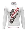 Zimowe polarowe tylko kurtki rowerowe odzież długa koszulka ropa ciclismo 2021 AG2R Pro Team sizexs4xl4113800