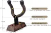 Guitar Wall Hanger,Hook Holder Stand with Screws, Black Walnut Hanger for Acoustic Electric Bass Banjo Mandolin