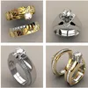 anillos de compromiso de oro únicos para mujeres.