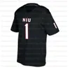 Maillot de football universitaire NIU du nord de l'Illinois personnalisé 19 Kenny Golladay 15 Cole Tucker 22 Tre Harbison