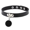 Harajuku Choker Ожерелье Сексуальная ПУ Кожаные Женщины Воротник Круг Goth Готический Готовый Панк Ювелирные Изделия Клуба Вечеринка Шея Украшения Подарок