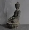 Velho antigo tibete budismo fane puro bronze sakyamuni shakyamuni amitabha estátua de buddha