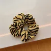 Büyük Bağırsak Saç Bağları Halklar Scrunchies Kadın Zebra-Şerit Scrunchie Elastik Kauçuk Bantlar Kız Hairbands At Kuyruğu Tutucu Aksesuarları