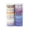 Papel de regalo 12 rollos constelación estrellada Washi Tape Set bronceado Diy papelería Scrapbooking pegatina arte accesorios para manualidades