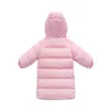 Bébé fille garçon duvet de canard veste longue bébé enfant en bas âge à capuche doudoune enfant chaud combinaison de neige tenue bébé vêtements 1-10Y J220718