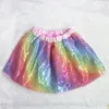 Ins Saias do bebê Sereia Sequin Tutu Pettiskirt Headband 2pcs Define Kids Party Dancewear Baby Girls Vestuário S M L opcional 737 S2