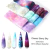 Nagelkonst STARRY Sky Transfer Sticker Paper Universe Galaxy Star Style Foil Stickers Decals Decoration Manicure5720830