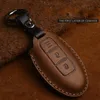 Crazy Horse Leather Car Key Case Dla Infiniti EX35 FX35 FX50 M56 G35 G37 G37 JX35 QX50 QX60 QX80 Keychain Protect Torba Ochrona