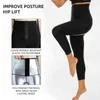 ATHVOTAR Femmes Legging pour Pantalons de Fitness Yoga Sports Pantalon Noir Taille Haute Leggings Entraînement Sweat Abdomen Legging Gym Vêtements H1221
