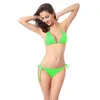 Commercio all'ingrosso colore caramelle sexy bikini set donne nuoto moda costume da bagno perizoma due pezzi costumi da bagno estate spiaggia indossare costume da bagno femmina biquini