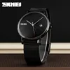 Skmei Men Quartz Wristwatches Women Watches 30m Waterproof Big Dial Calendar Quartz Watch Relogio Masculino 9183 Q0524