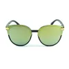 Kinderen over maat Cat Eye Sunglasses Lovely Fashion Bril Simple Clean Frame Cover Oversize Mirror Lenzen Fix per klinknagel