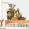 Creative cartoon fun sticker children's room home stickers house decoration self-adhesive wall decor