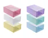 12PCS Sko Box Set Multicolor Foldbar Storage Plast Clear Home Organizer Rack Stack Display Singel 210922