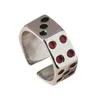 Sturdy Chic Creative Dice Game Ring Retro Abertura Anel Ajustável Presente Clássico G1125