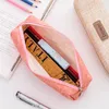 Pencil Bags Small Fresh College Students Simple Case Big Capacity Men And Women Middle School Use Bag Pu Waterproof
